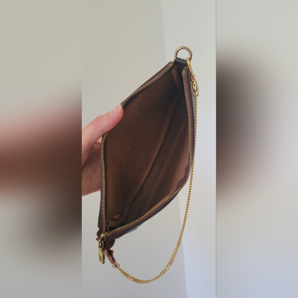 Louis Vuitton Monogram Crossbody with Gold Chain - Picture 8 of 14